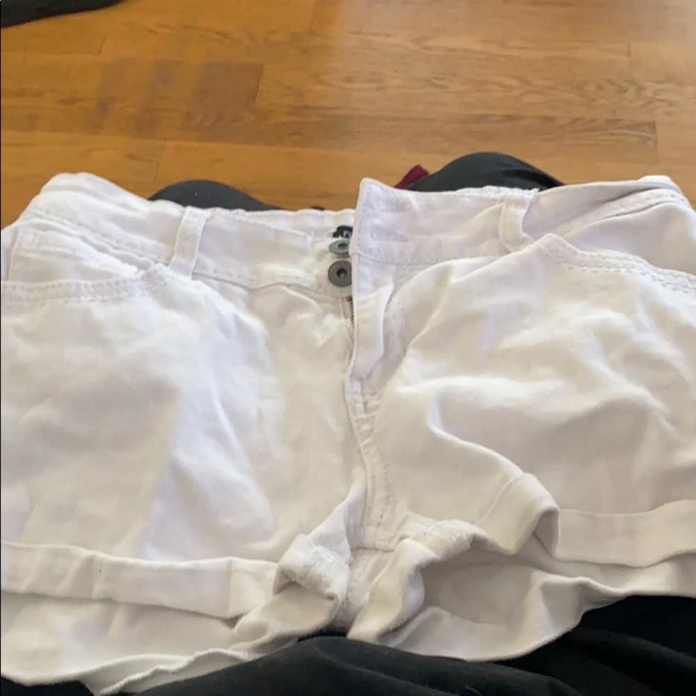 white shorts